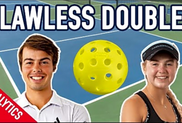 Flawless Doubles - Ben Johns &amp; Anna Leigh Waters at ed Clay Hot Sauce Florida Open Pickleball