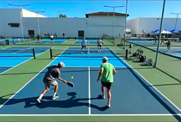 Money Game (5.0-5.5) Pickleball - Ryan Hurley, Louie Payetta, Cobe Williams, Kelly Kraushaar