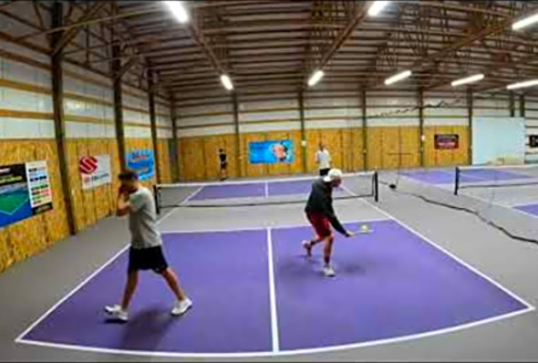 Pickleball The Shed 2/20/2020 Baseline View Bray/Daly/Pamiloza/Schuette
