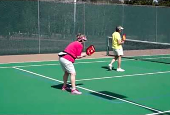 Ballszie Pickle Ball Holder in Action on the Court