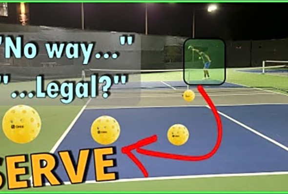 Craziest Pickleball Spin Serves Ever 2022 (illegal?)