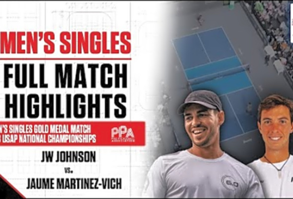 2023 USAP National Championships Men&#039;s Singles Gold Medal Match - JW Johnson vs. Jaume Martinez-Vich