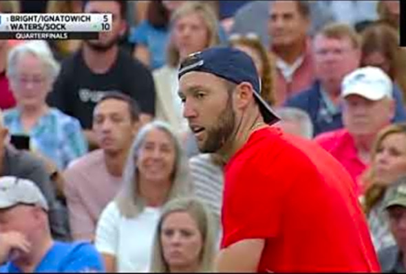 Jack Sock &amp; Anna Leigh Waters Pickleball Highlights - Pro Mixed Doubles Quarters QF