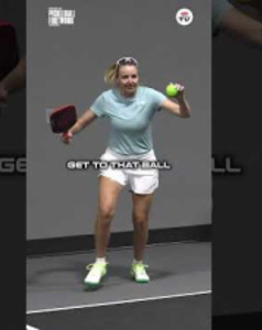 Pickleball pro &amp; coach Susannah Barr will teach you footwork for your 3r...
