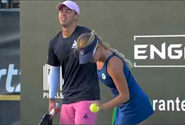 Mixed Doubles Semifinal Match (AL Waters / B. Johns vs J. Irvine / J. Divilliers)