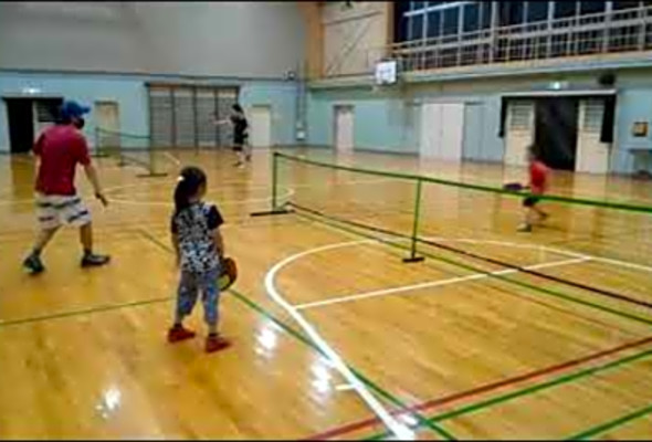 Playing Pickleball with Kids