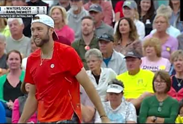 Jack Sock and Anna Leigh Waters Pickleball Highlights - Pro Mixed Doubles Round 2