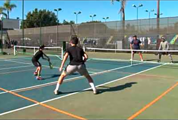 Newport Beach Winter Open Pickleball Tournament - Mens Doubles 19 3.5 featuring a 13-year old team