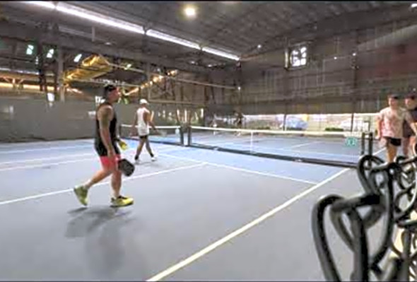 Day 237 - Game 5 Qualifier - Men&#039;s 4.0 Summer Series at Tampa Pickleball Crew