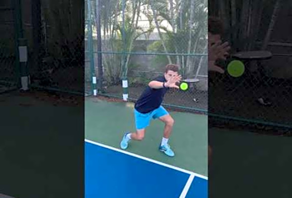 How To Serve With Maximum Power in Pickleball! #pickleball #pickleballtips #shorts