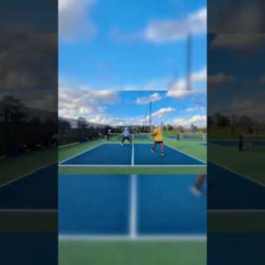Topspin Lob! #pickleball #pickleballhighlights #highlights #shorts