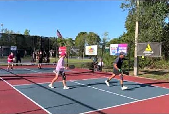 2023 US OPEN Pickleball Tournament MXD Open 55 First Round