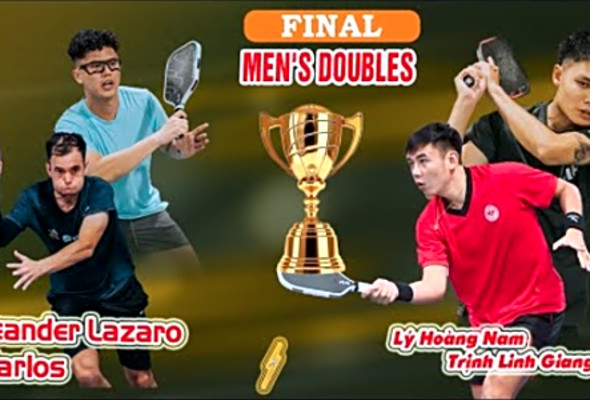 Ly Hoang Nam &amp; Trinh Linh Giang Face Off Against Carlos &amp; Lazaro - INTENSE Pickleball Final!