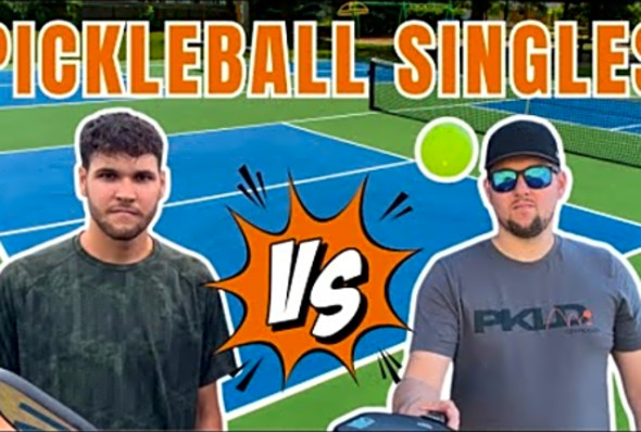 How To Play Pickleball Singles (With Real Game Breakdown)
