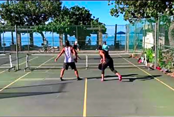Pickleball Waikiki Beach