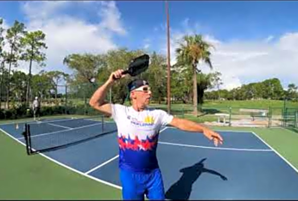 How to slam the overhead and fool your opponents direction in pickleball