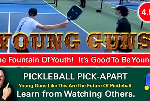 Pickleball! The Future Of Pickleball Is In The Hands Of Players Like These Young Guns!