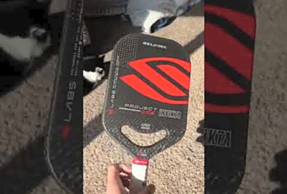 New Selkirk Labs Paddle?! #pickleball #shorts #cat