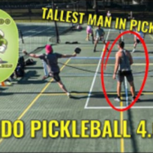 World&#039;s Tallest Pickleball Player?!?! Orlando 4.0-4.5 Rec Play