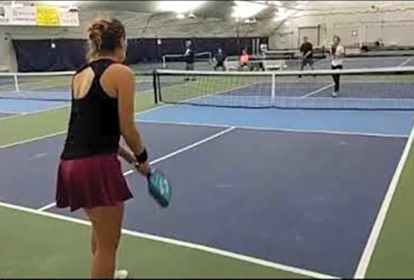 Yulia Lin &amp; David McNally vs. Alix Truong &amp; Brad Barker- Frank&#039;s MXD Pickleball Tournament