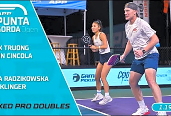 2024 APP Punta Gorda Open I Truong/Cincola vs. Radzikowska/Klinger - Mixed Doubles