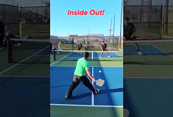 Inside Out! #thepickleballrunner #pickleball #pickleballhighlights #highlights #shorts