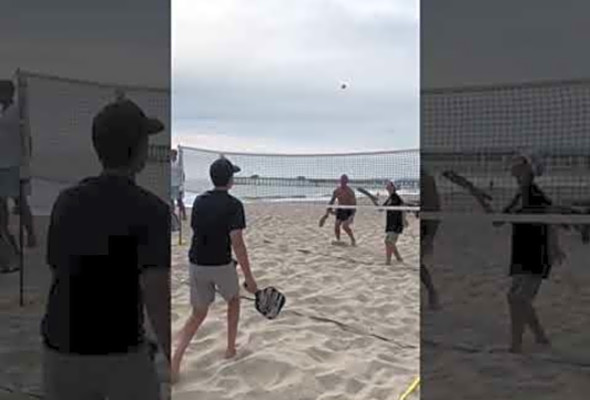 USA Pickleball rule 7h modified for Sandy Pickle (sand and grass surface pickleball) #pickleball
