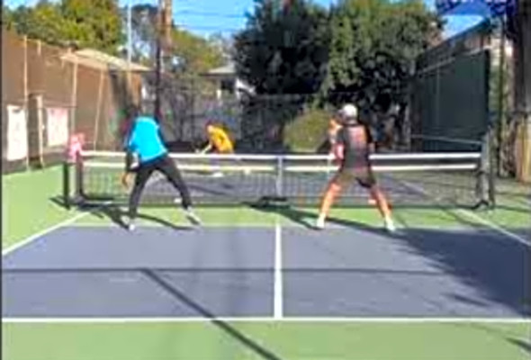 Perfect speed up - Pickleball Doubles Highlights (3.5-4.5)