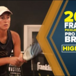 Great Moments from the Pro Womens Doubles BRONZE from the 2019 Franklin ...