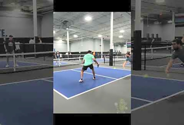 Pickleball (another) 46 shot rally! #pickleball #doublespickleball #longrally