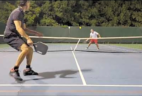 Glenn vs Rich Skinny Singles Oct 19th Pickleball match play