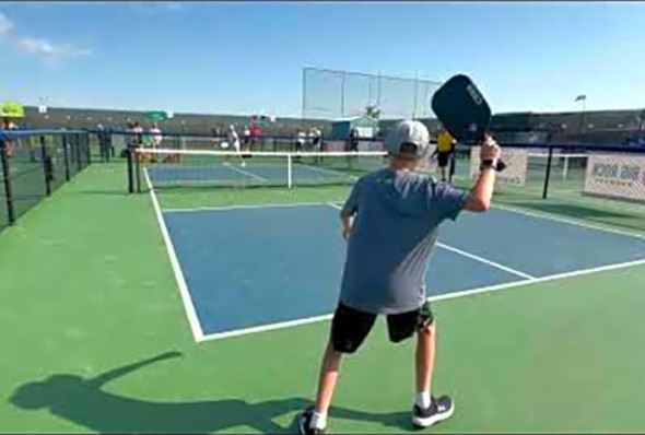 Red Deer Pickleball Open 2024 - Nate Partridge Singles Match 1