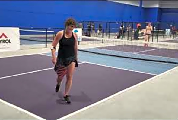 Pickleball Canada! Ontario Regionals OPEN Level. Sara Weiss/ Pat Tardif vs Diana/ Luis