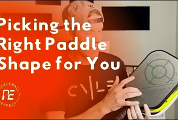 How To Pick the Right Pickleball Paddle Shape for You