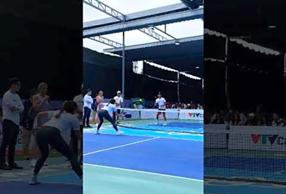Quang Duong &amp; Alex PPA tai Bo De, Ha Noi #pickleball #pickleballninhbinh #quangduong #ppa