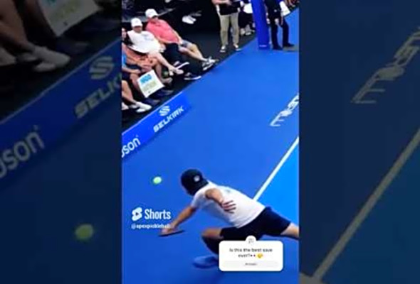 Is this the best save ever? #pickleball #foryou #sports #clips #shorts #memes