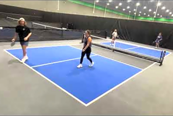 Pick Up Pickleball Game 2 - Tanner Sarah Play Against Samantha Cole