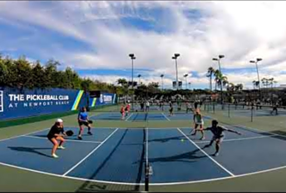 2020 Newport Winter Open Mixed Doubles Pro Zane Navratil Jill Braverman Dekel Bar Lolo Stratman