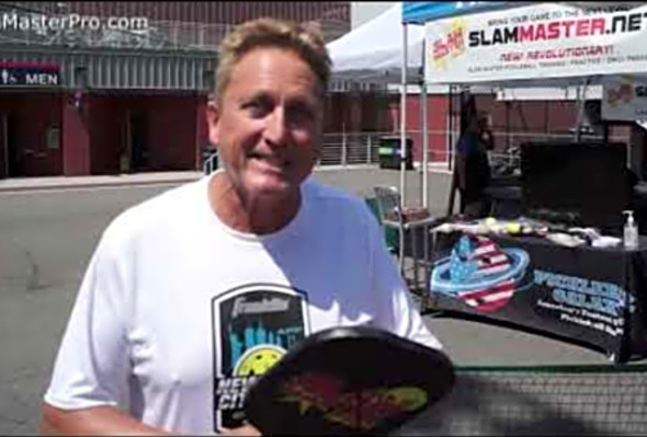 John Gill World Pickleball Association - Slam Master Pro Pickleball Practice Paddle SlamMaster.net