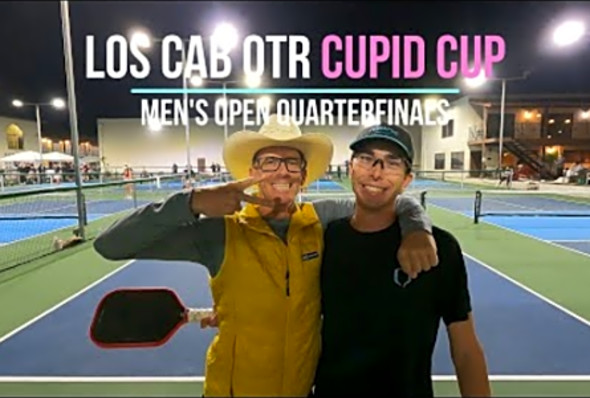 Pickleball Prodigy versus 5.9 PB Cowboy - Los Cab Men&#039;s Quarterfinals Tama/Roman5.9 vs Ky5.9/Carl