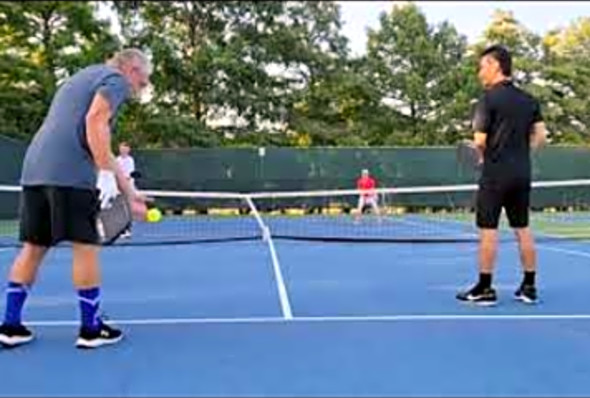 Lily / Glenn vs Barry / Rich All the good points Pickleball match play