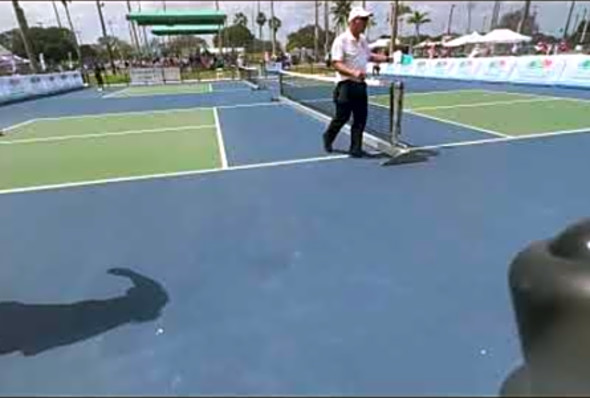APP Plantation Florida Pickleball Pro Womens Megan Fudge vs Parris Todd Game 2