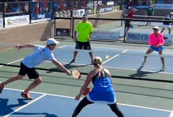 Nationals Pickleball-50 5.0MX 1/4 Jennifer Lucore/Steve Cole v Kim Jagd/Scott Burr part