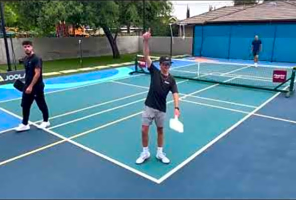 Hayden Patriquin - Matt Baca - DJ Young - Callan Dawson Pro Rec Pickleball Piccadilly 5/10/23