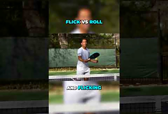 Flick vs. Roll Shot: Unraveling the Key Differences in Pickleball Techniques #pickleball #sports