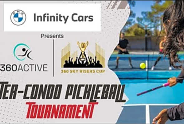 Court 4 - Sky Risers Cup - Inter Condo Pickleball Tournament 2025 - 360Active