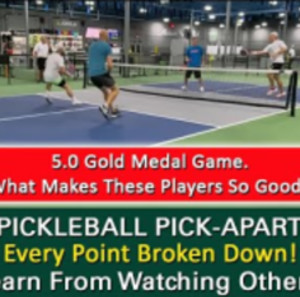 Pickleball! Exceptional Play At The 5.0 Level! Gold Medal Men&#039;s Doubles ...