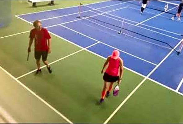 Crocker/Welker vs Hill/Pieratt 5.0 vs4.5 Pickleball Umpqua Valley Winter Classic Tournament