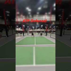ATP Defense! #pickleball #thepickleballrunner #pickleballhighlights #hig...