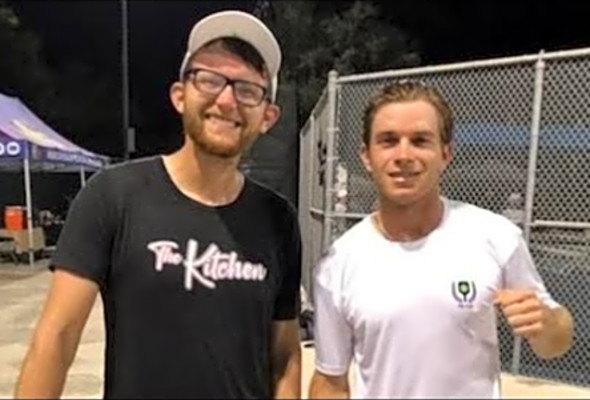 Pickleball Men&#039;s Pro Doubles APP Boca Raton Kyle Yates/AustinGridley vs Zane Navratil/Altaf Merchant